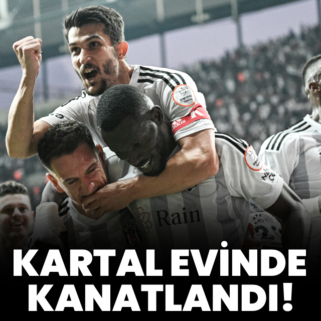 Kartal evinde kanatlandı!