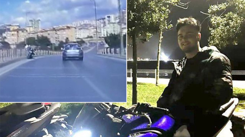 O anlar kameraya yansıdı! Ölüme yolculuk!