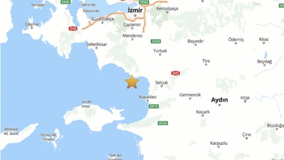 İzmir'de 4.4 büyüklüğünde deprem