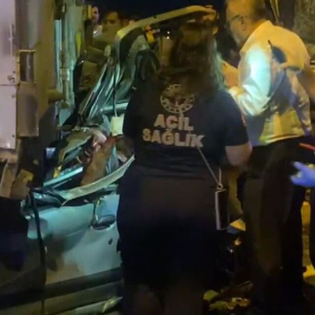  TEM Otoyolu'nda feci kaza!