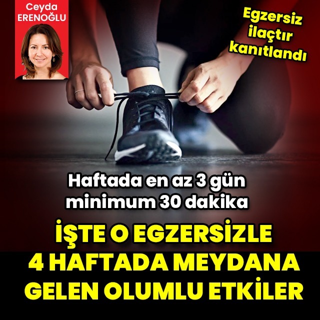 'Egzersiz ilaçtır' kanıtlandı!