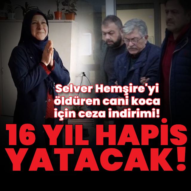 Hemşire eşini öldüren caniye ceza indirimi!