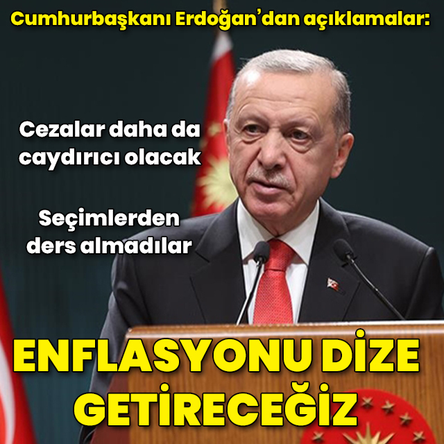 Cumhurbaşkanı Erdoğan'dan açıklamalar