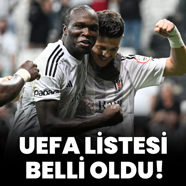 Beşiktaş, Konferans Ligi kadrosunu açıkladı!