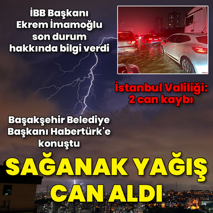 Yağmur İstanbul'a indi