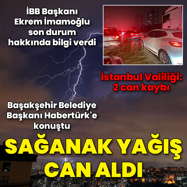 Yağmur İstanbul'a indi