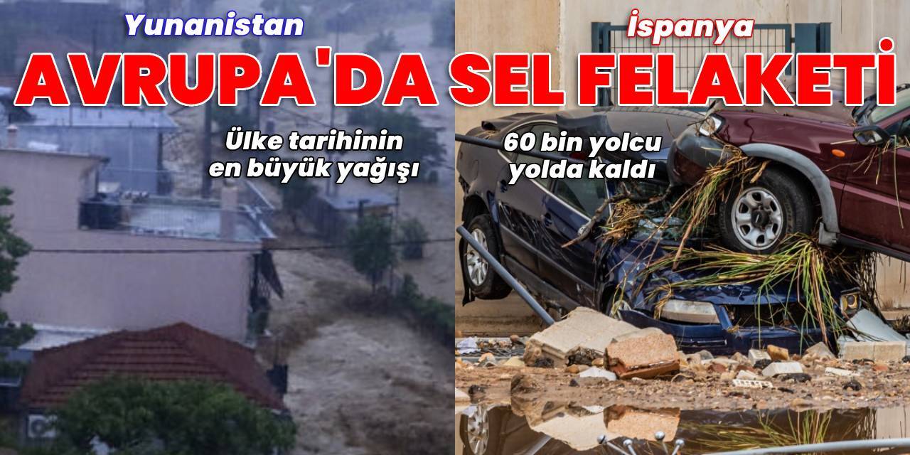 Avrupa'da sel felaketi