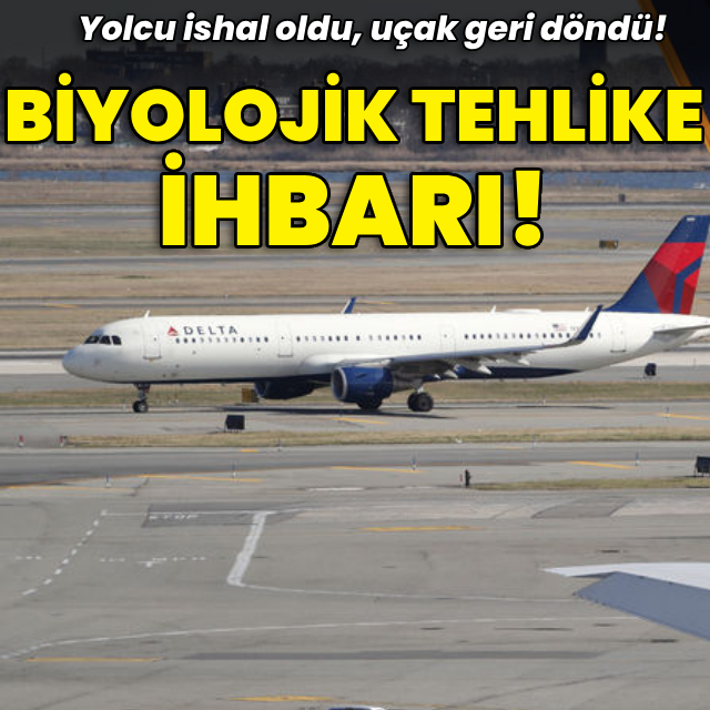 Yolcu ishal oldu, uçak geri döndü!