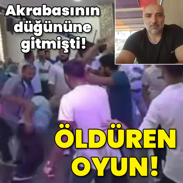 Akrabasının düğününe gitmişti! Öldüren oyun!