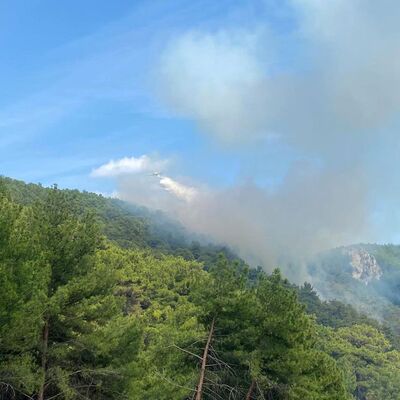 Kazdağları ile Nurdağı'ndaki yangın söndürüldü