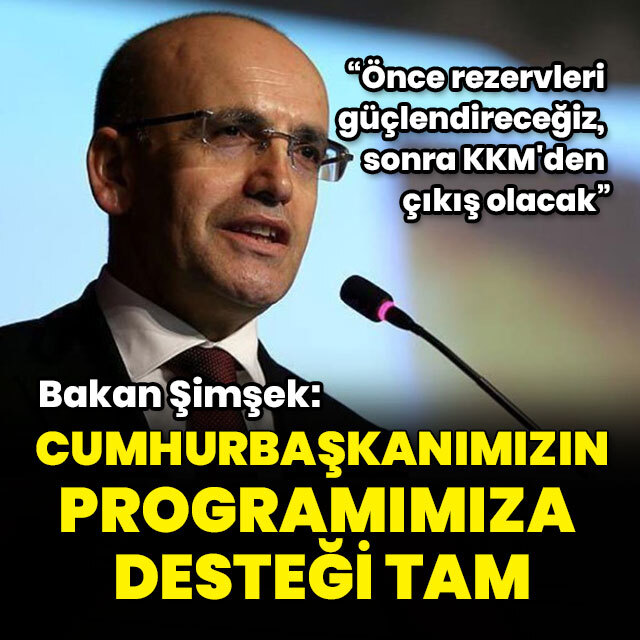 "Cumhurbaşkanı Erdoğan'ın programımıza desteği tam"
