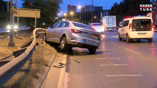  Ümraniye'de kaza: Sürücü yaralı arkadaşını bırakıp kaçtı!