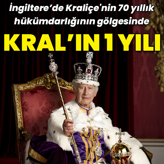 İngiltere'nin Kral Charles ile 1 yılı