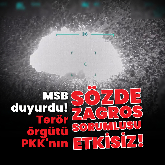 MSB duyurdu! Terör örgütünün sözde Zagros sorumlusu etkisiz