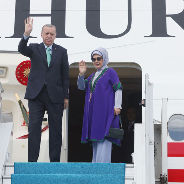  Cumhurbaşkanı Erdoğan Hindistan'a gitti