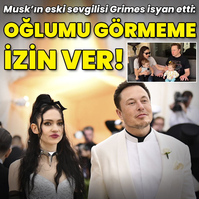 "Oğlumu görmeme izin ver"