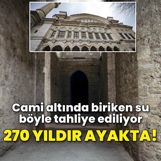 Nuruosmaniye Camisi'ni altyapısı ayakta tutuyor