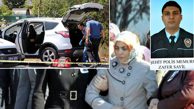 Şehit polisin eşi cipinde başından vurulmuş olarak bulundu!