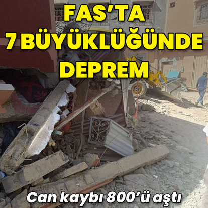 Fas'ta 7 büyüklüğünde deprem
