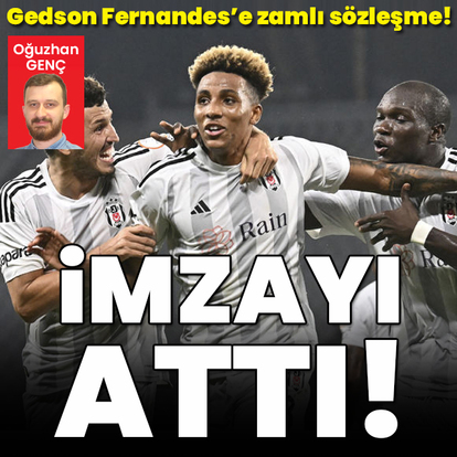 İmzayı attı! Gedson'a zamlı sözleşme