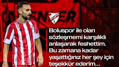 Boluspor'da ayrılık