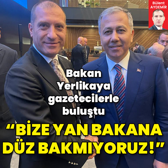 "Bize yan bakana düz bakmıyoruz!"