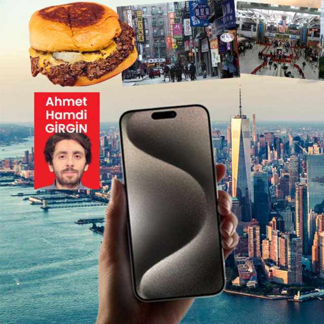  2 gece New York, iPhone cebinde!