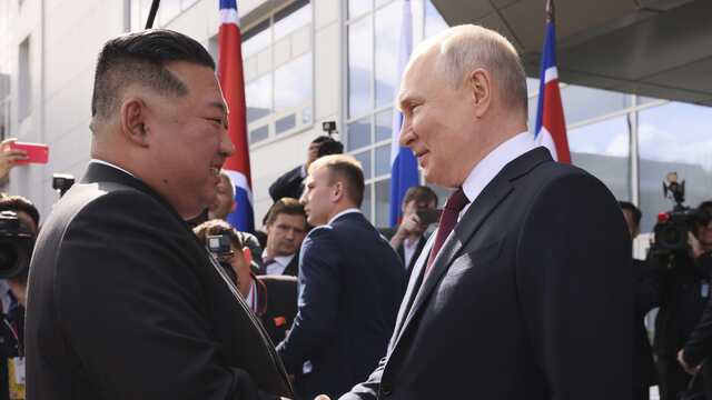 Putin ve Kim bir arada