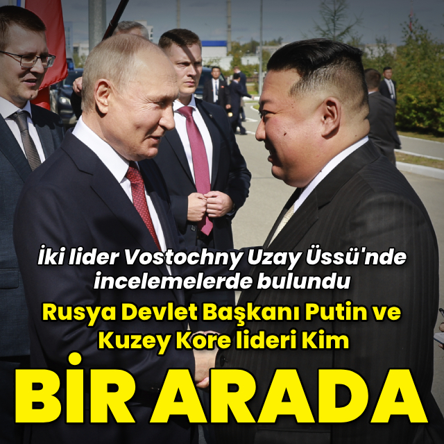 Putin ve Kim bir arada