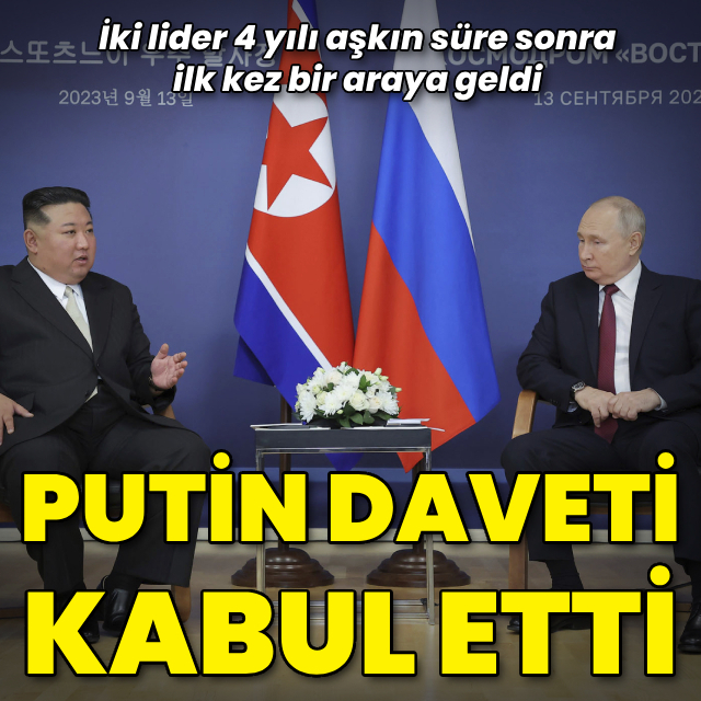 Putin Kim'in davetini kabul etti