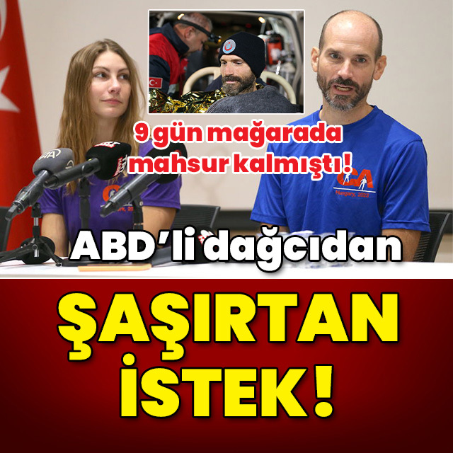 9 gün mağarada mahsur kalmıştı! ABD'li dağcıdan şaşırtan istek!