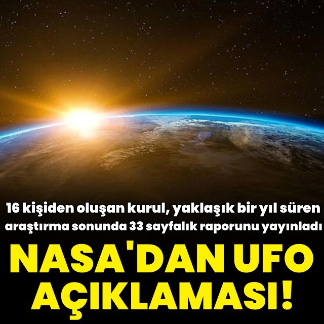 NASA'dan UFO açıklaması
