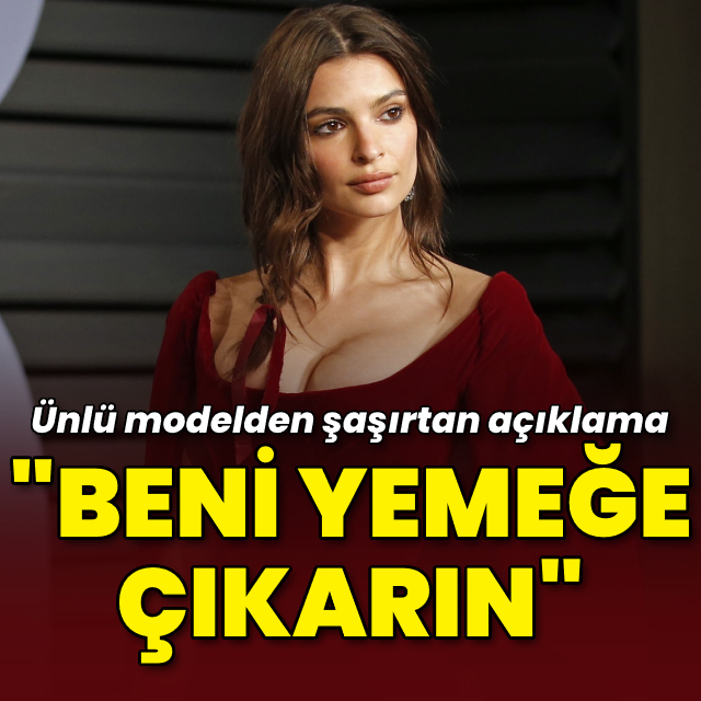 "Beni yemeğe çıkarın"