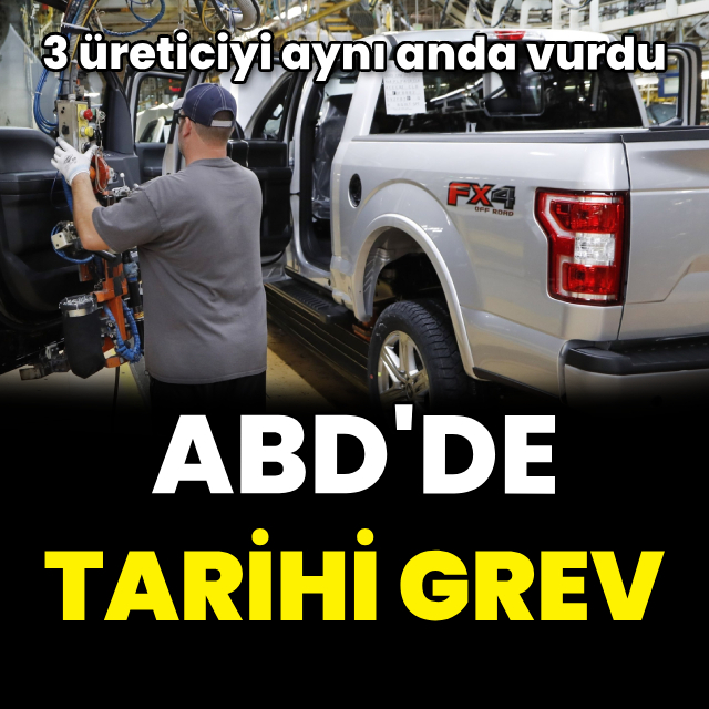3 büyük otomotiv üreticisine grev şoku