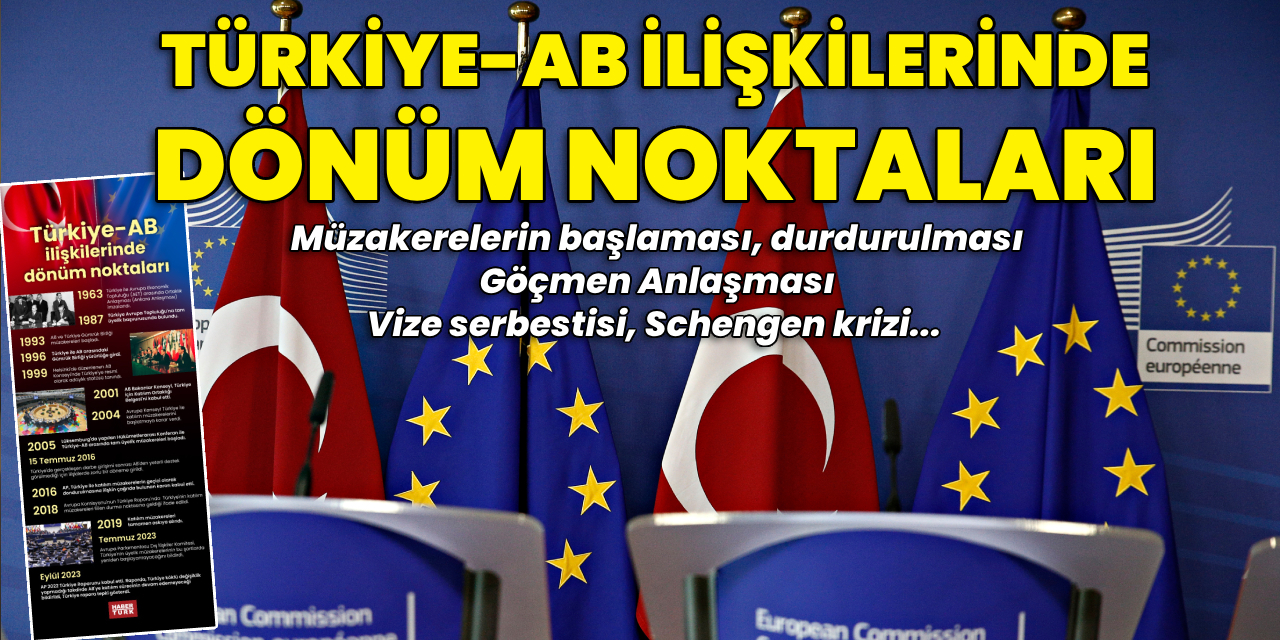 Türkiye-AB ilişkilerinde dönüm noktaları