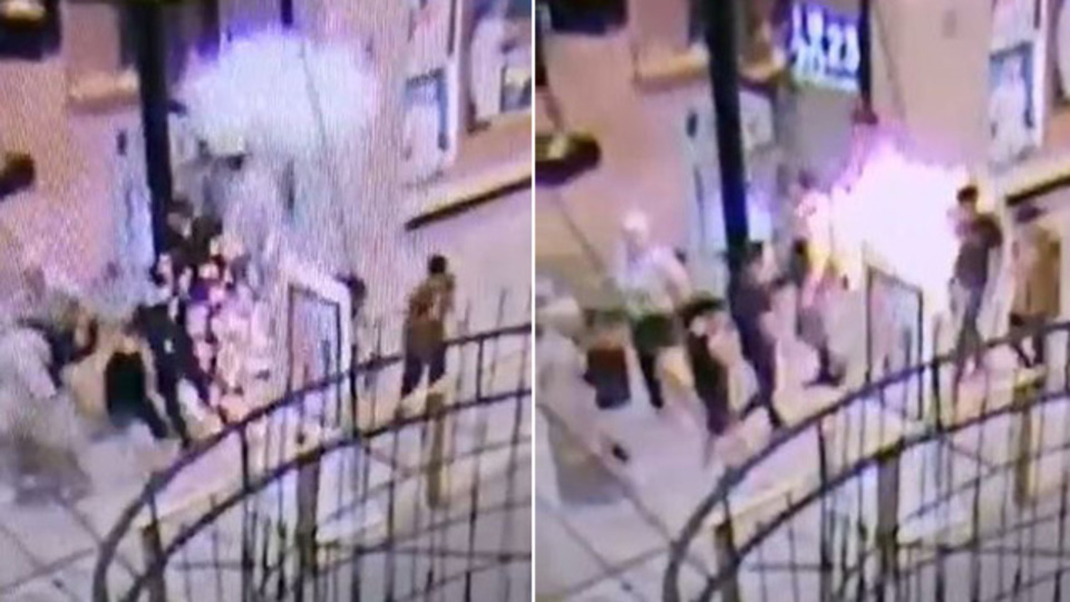 O an kamerada! Teröristin çantasındaki bomba AVM'de böyle patladı!