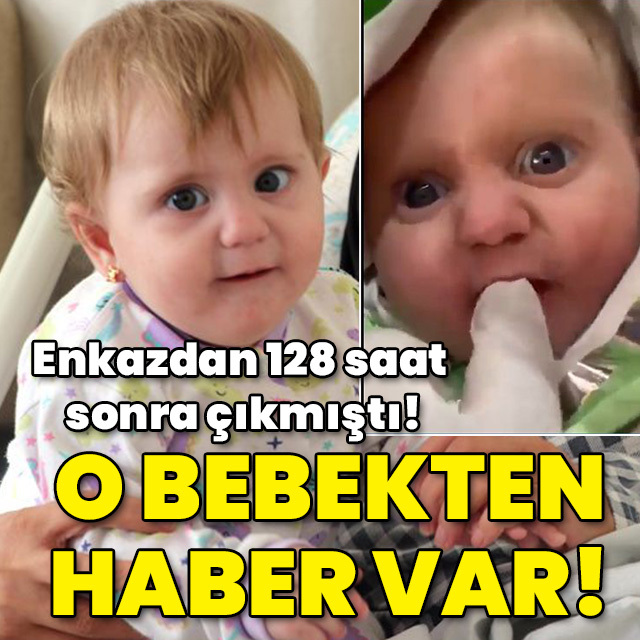 Enkazdan 128 saat sonra çıkmıştı! O bebekten haber var!