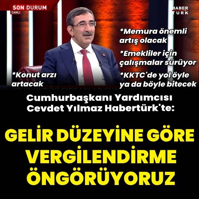 Cevdet Yılmaz'dan açıklamalar