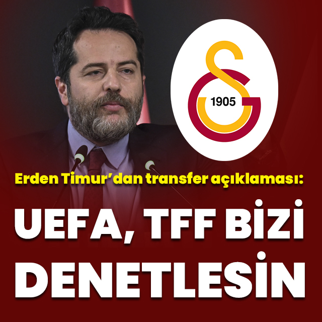 Erden Timur'dan transfer açıklaması