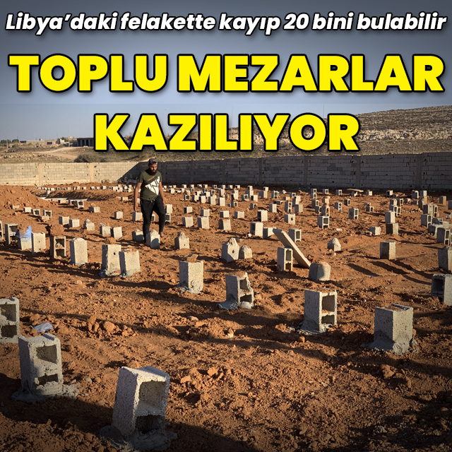 Libya'da toplu mezarlar kazıldı