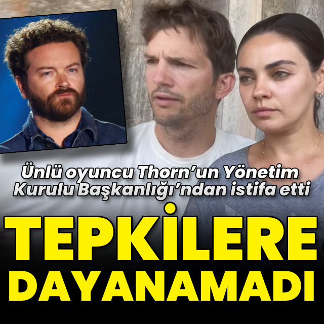 Tepkilere dayanamadı, istifa etti