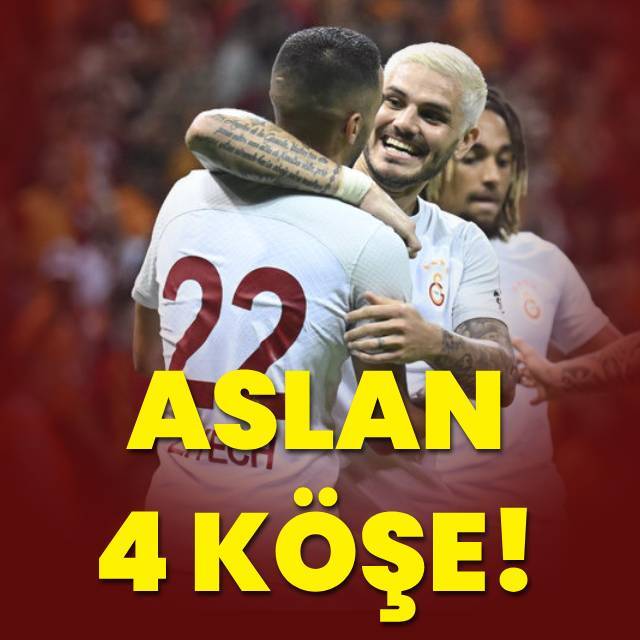 Aslan 4 köşe!