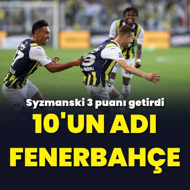  Fenerbahçe'nin 11'i belli oldu!