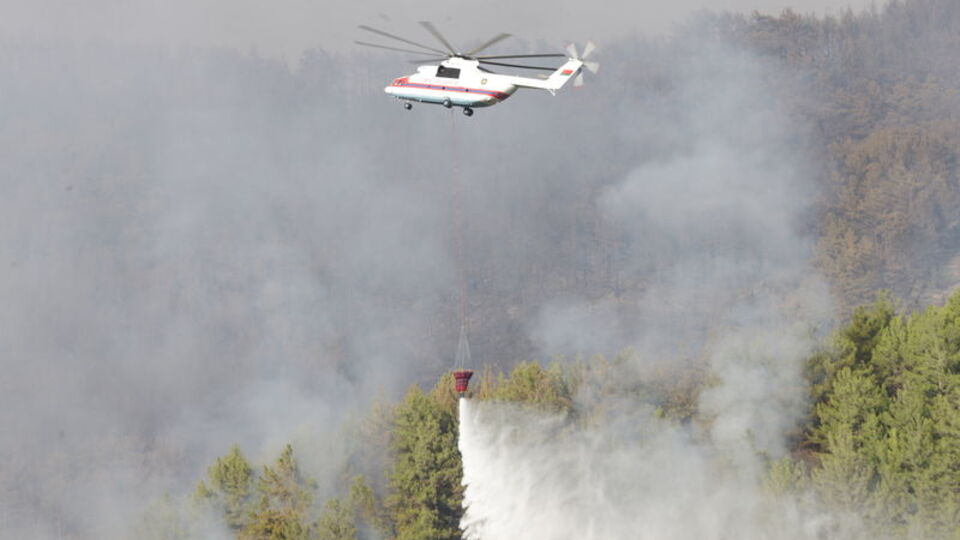190 hektar kül oldu! Bakan Yumaklı: Yangın kontrol altında!