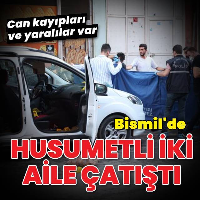 Bismil'de iki aile çatıştı: Ölü ve yaralılar var