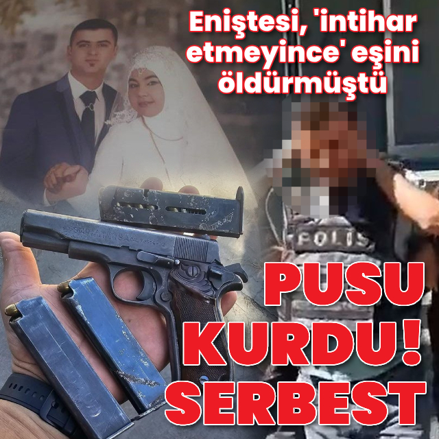 Ablasını öldüren eniştesini vurmak için pusu kurmuştu!