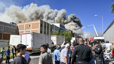 Sanayi sitesindeki yangın kontrol altında