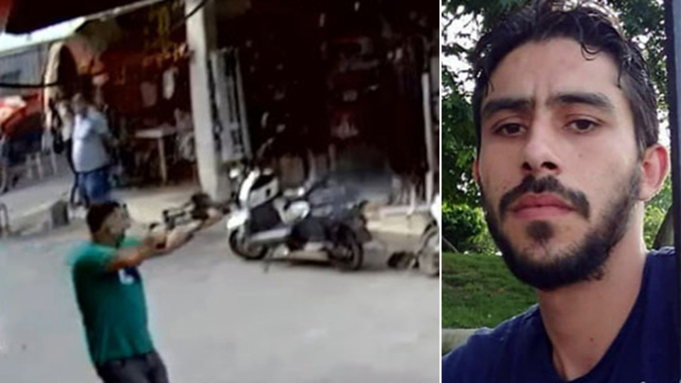 Cinayet anı kamerada! Haraç vermeyen esnafı öldürdü!