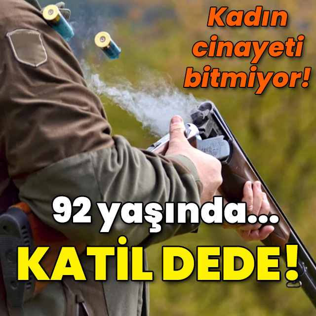 "Pes" dedirten olay! 92 yaşında eşini öldürdü!