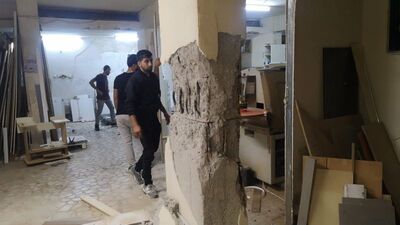 Bahçelievler'de kolonları patlayan bina boşaltıldı!